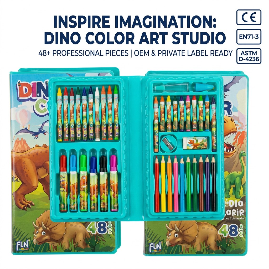 Children's Art Set Jurassic Series